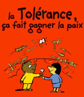 La tolérance ça fait gagner la paix. Crédit image:casafree.com