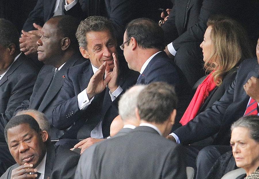François Hollande et Nicolas Sarkozy. Crédit photo: lefigaro.fr