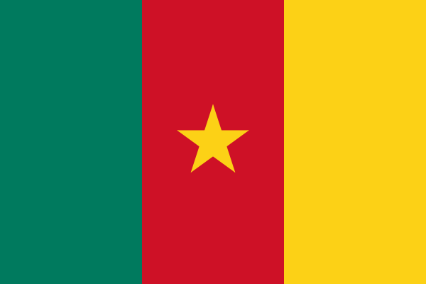 Drapeau du Cameroun. Crédit image: commons.wikimedia.org